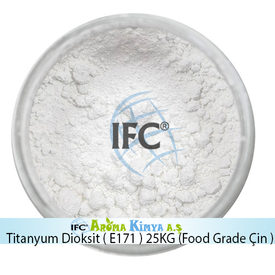 Titanyum Dioksit ( E171 ) 25KG (Food Grade Çin )